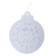 Christmas tree decoration for painting "Gift" 4 pcs., Brush