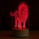 Levnik "Leo" Led RGB from the network 9.5x13x18.9 cm Risalux