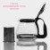The teapot glass tender "Illusion", 700 ml, with a metal sieve