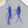 Decor for creativity Pen "Brush Ostrus" set 2 pcs blue 9x0.5 cm