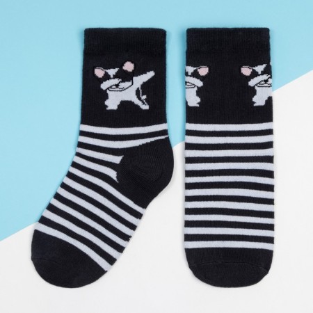 Children's socks KAFTAN "BULDOG", size 16-18, color gray
