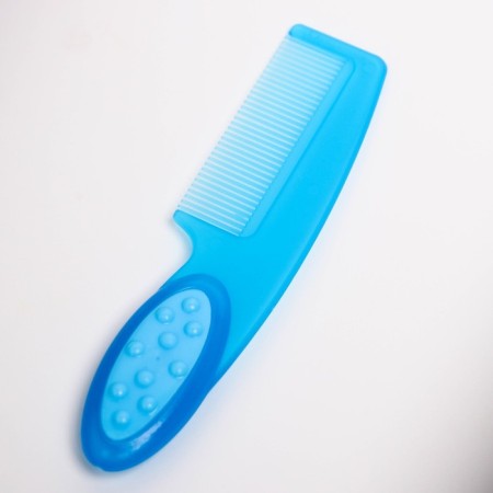 Hair care set, comb+brush, blue color-4