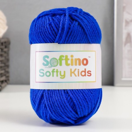 Yarn 100% acrylic "Softy Kids" 90m ± 5m 50 g color 22 sapphire
