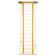 Blinds wooden, size 60x160 cm, color peach