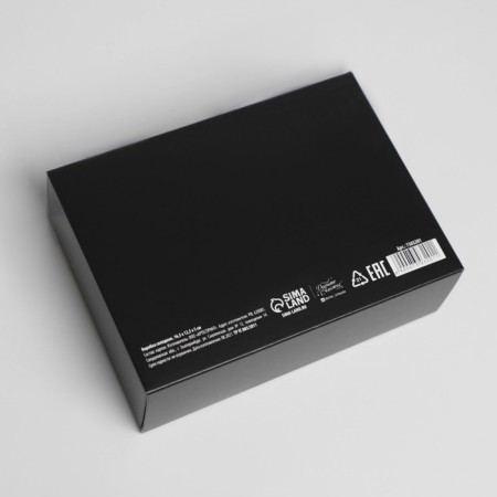 Gift folding box, packaging, “black”, 16.5 x 12.5 x 5 cm, without tape-3