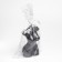 Figure candle "Women's torso", 4x6x10 cm, wet asphalt