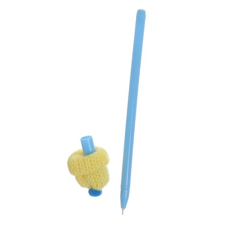 Calligrata gel-ghost pen "Hat", blue rod, mix-2