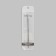 Cosmetological loop, bilateral, 13 cm, silver color