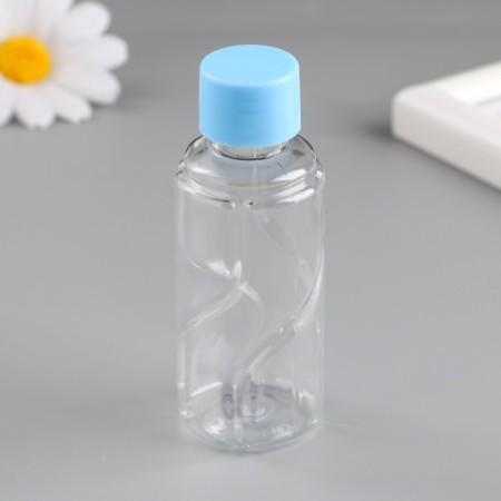 Bank for scrapbooking plastic "Wave bottle" 50 ml mix 3.3x3.3x8.2 cm-1