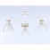 Suspended Ambrella Light, Modern, TR9562, 3HE27, white color