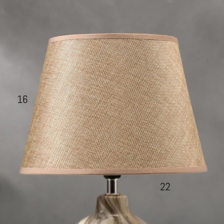 Table lamp 16255/1BG E14 40W Beige 23x23x35 cm Risalux-3