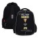 Frame backpack 38 x 29 x 12.5 cm, Hatber Ergonomic Light "All You Need...", black/yellow nrk_71035