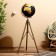 Souvenir Globe "Black" on a tripod 35x35x76 cm
