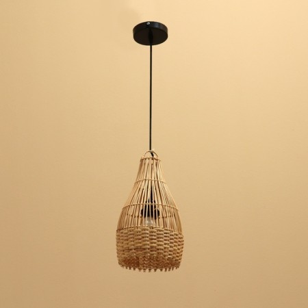 Lamp ceiling from the rattan "Indan" 1x120W, E27, 18x18x35 cm-1