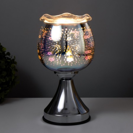 Aromarrier touchscap "night" G9 40W chrome 10x10x20 cm Risalux