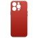 Borasco cover for iPhone 15 Pro, silicone, Soft Touch, microfiber, red