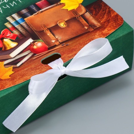 Gift box, packaging, “best teacher”, 20 x 18 x 5 cm-2
