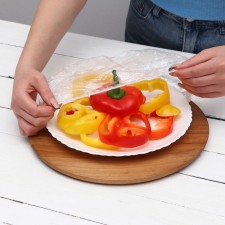 A set of packages to preserve freshness of products with an elastic band, Ø up to 37 cm, 100 pcs
