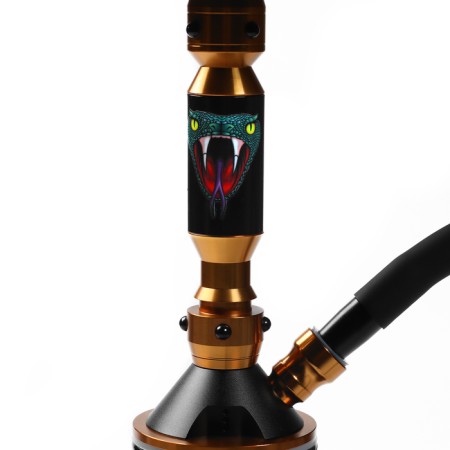 Hookah "minor", 1 pipe, 44 cm, black-2