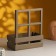Wooden Kashpo 24 × 14 × 30 cm "Window flowerbed", with a pen, brown give beautifully