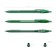 Handle Automatic Erich Krause R-301 Original Matic, node 0.7 mm, green ink green