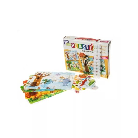 Board Velcro game "Seasons"-2
