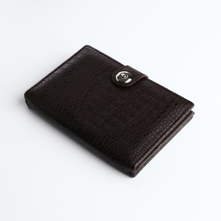 Cover for car documents and passports for magnet, brown color-2