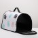 Bag - Frame Animal Carriage, 50 x 25 x 28 cm white with paws