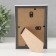 Photo frame Plastic Gallery 10x15 cm, 636461 white with gold (plastic screen)
