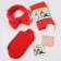 New Year's gift set of Ethel "Winter Time", towel 30x60 cm and accessories