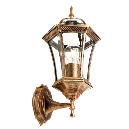 Garden-park lamp Feron PL621, IP44, E27, 60 W, 225x205x540 mm, color black gold-2