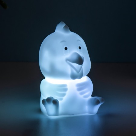 Nightnik "chicken" LED from batteries white 6x6x6 cm Risalux-7