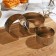 A set of baking shapes “Circle” Konfinetta, 3 pcs, D = 8 cm, d = 10 cm, d = 12 cm, chrome color color