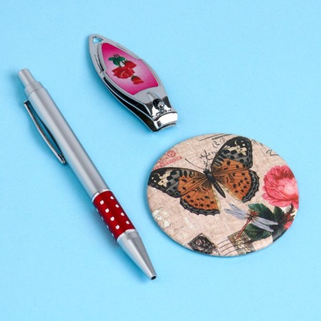 Gift set 3v1 (pen, mirror, nippers)-5