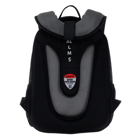 School backpack Devente Born to be Strong + watch, 38 x 28 x 16 cm, ergonomic back, black-6