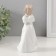 Souvenir Ceramics "Angel in a white dress with folded hands" 7.5x8x16 cm