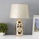 Table lamp with lampshade Risalux "Ricardo", E27, 40 W, Figure base, 30 × 30 × 48 cm