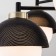 NoCciola chandelier, 8x60W E27, black color