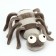 Soft toy "Spider", 27 cm, color gray color