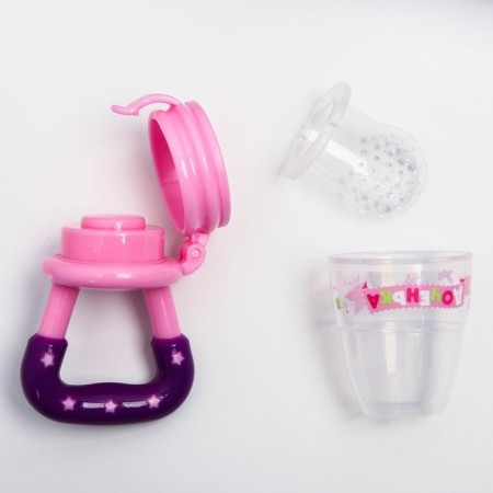 Nibbler "daughter", with silicone mesh, pink color-5