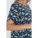 Women's dress, size 52, dark blue color