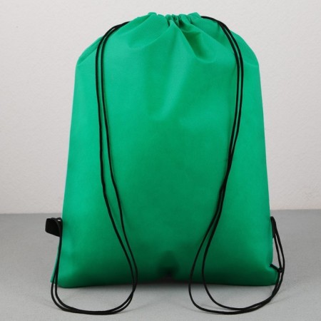 A bag for shoes "Girl with a fox" non -core canvas, size 30 x 40 cm-6