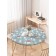 The tablecloth “Snow settlement”, round, oxford, elastic band, size 120x120 cm, diameter 75-100 cm