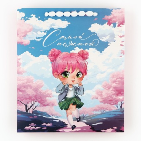 Laminated vertical packet “The most tender”, m 26 x 30 x 9 cm-7