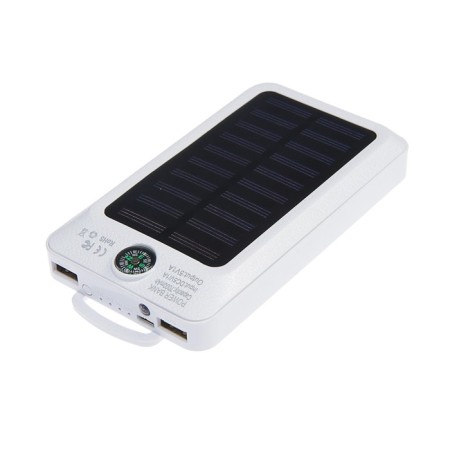 External battery Luazon PB-09, 7000 mAh, 2xUSB, MicroUSB, 1 A, Sunny Bat, flashlight, compass-2