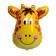 Foil ball 36 "Big head. Cute giraffe"