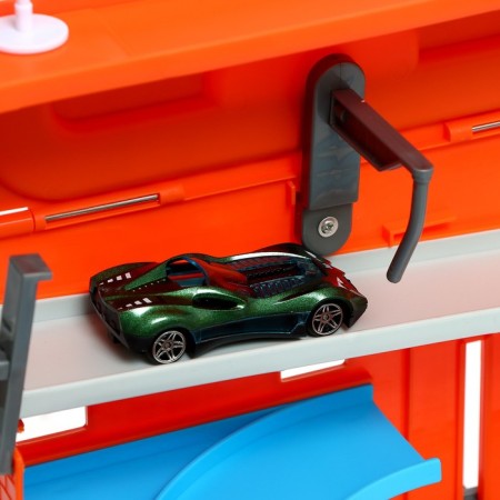 Parking "City", in a case with metal machines-4