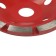 Cup of diamond food scrap, one -row, 125 mm