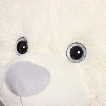 Soft toy "Bear Pierre with a bow", Latte color, 130 cm-3