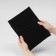 Organizer for storing jewelry twisting "clutch", black color, 18 × 24 cm
